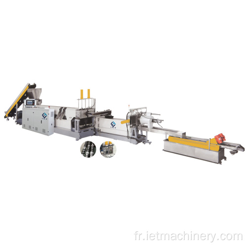 Ligne de machine de production d'extrudeurs de recyclage en plastique rigide